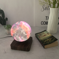 Lámpara de Mesa con Globo de Levitación Magnética, Rotación Automática, Decoración para el Hogar, Luces Decorativas para Escritorio, Venta Directa de Fábrica