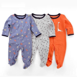 <span class=keywords><strong>Pyjama</strong></span> bébé unisexe en coton 100% avec boutons, 3 pièces, pour nouveau-né, avec mitaines et chaussons, 0-3 <span class=keywords><strong>mois</strong></span> - Product Image 4