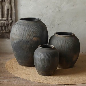 New Arrival Rustic Vintage Style Terracotta Planter Flower <strong>Pots</strong> Home Garden <strong>Balcony</strong> Ceramic <strong>Pots</strong> for Flower Plant - Product Image 2