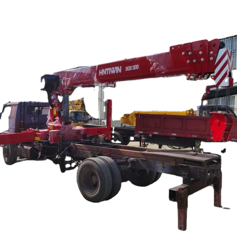 Discounted price 12 Ton Small 4-section Boom Mobile Crane Truck for sale