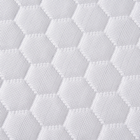 Colchón de Espuma Natural de Alta Densidad con Tejido de Punto 3D Transpirable y Suave, Colchón de Resortes Doble con Tejido de Punto de Algodón