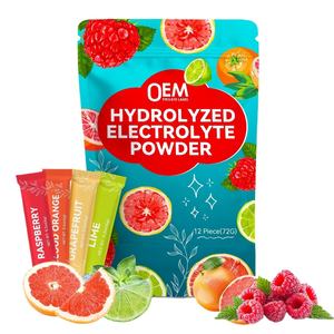 Private Label OEM Adult <b>Electrolyte</b> Hydration <b>Powder</b> Packets Drink Mix Preworkout Sports Supplements - Product Image 1