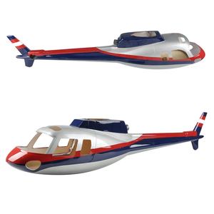 Hélicoptère RC AS350 taille 500, Fuselage pré-peint Hurricane EP425 <span class=keywords><strong>Police</strong></span> marine rouge blanc - Product Image 6