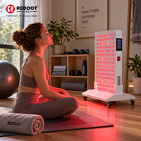 Appareil de luminothérapie LED infrarouge RedDot avec prise américaine, télécommande, design ultra-fin, soulagement de la douleur pour la maison
