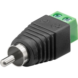 Adaptador de Conector RCA a Terminal de Tornillo de 2 Pines, Conector de Audio y Video - Product Image 1