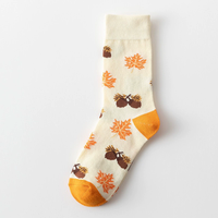 Chaussettes pour femmes à motifs citrouille pour Halloween, respirantes, vente en gros