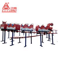 Prix d'usine – Manèges populaires en fibre de verre Mini Train Dragon Glissant pour parcs d'attractions intérieurs/aéroports/jardins