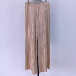 Pantalones de Chifón Plisados de Pierna Ancha Personalizados para Mujer, Pantalones Casuales - Product Image 3