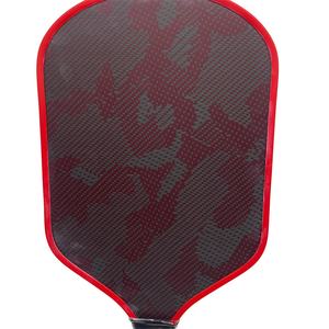 Raquette de pickleball tissée en Kevlar rouge personnalisée Norme USAPA - Product Image 3