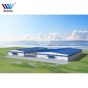 Ligne de construction d'entrepôt à structure en acier pour grue 20x20 Modern <span class=keywords><strong>Tireshop</strong></span> Industrial Half Round - Product Image 1