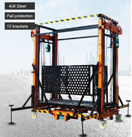 YF 10 mètres échafaudage 3M échafaudage 12V ascenseurs mobile échelle manuelle 6M 8 mètres électrique Eleador Machine levage mobile