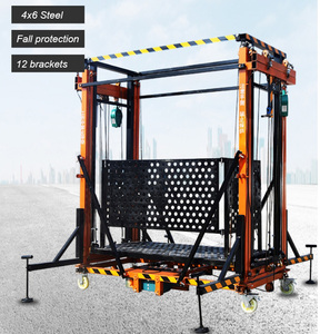 YF 10 metri ponteggio 3M impalcatura 12V ascensori movimento scala manuale 6M 8 metri elettrico Eleador macchina di sollevamento mobile - Product Image 3