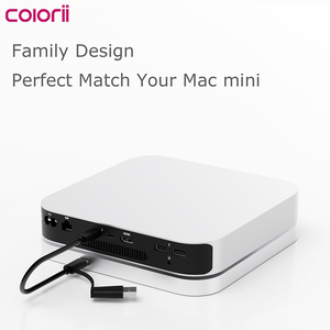 Carcasa de Aluminio para SSD/HDD SATA de 2.5 Pulgadas, Base de Conexión USB-C para <span class=keywords><strong>Mac</strong></span> <span class=keywords><strong>Mini</strong></span>, HDMI 4K, VGA, USB-A 5Gbps, Lector de Tarjetas SD y TF - Product Image 3