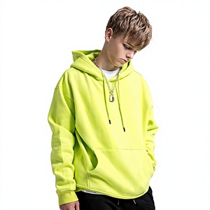 เสื้อฮู้ดผู้ชายไซส์ใหญ่ สีพื้น ผ้าฟลีซคอตตอน สวมใส่สบายๆ สำหรับฤดูใบไม้ร่วง มีกระเป๋า ดีไซน์เรียบง่าย ทรงปกติ - Product Image 6