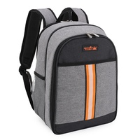 Sac isotherme de pique-nique simple et décontracté pour 2 personnes, 600D, avec fermeture à glissière