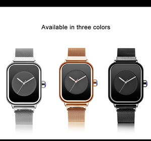 Reloj de cuarzo <span class=keywords><strong>para</strong></span> mujer, esfera oblonga, resistente al agua, minimalista, elegante, <span class=keywords><strong>para</strong></span> el trabajo diario y las citas - Product Image 2