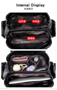 Fashion New Designer Crossbody Bags High Quality PU Leather Shoulder Messenger Bag Casual <b>Totes</b> Luxury Women Handbags and Purses - Product Image 4