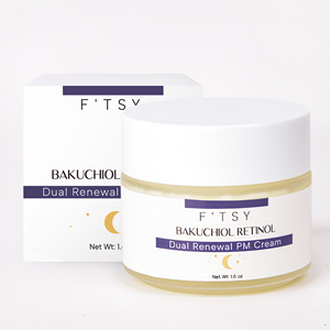 OEM Best Organic Plant Based Bakuchiol Retinol Double Renewal <span class=keywords><strong>Crème</strong></span> de Nuit Hydratant Visage pour Peaux Sensibles - Product Image 4