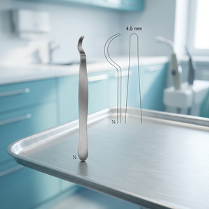 ชุดเครื่องมือผ่าตัด Vitra Instruments Bone Lever 4.5 มม. x 150 มม. แบบแมนนวล ผลิตจากสแตนเลสเกรดพรีเมียม คลาส I รุ่น 06-8047 - Product Image 3