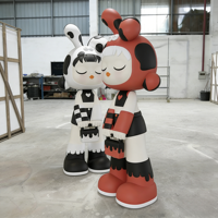 Sculpture en résine de personnage de dessin animé sur mesure, taille réelle, pour vitrine
