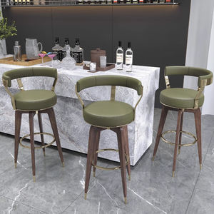 Tabouret de bar moderne en acier inoxydable, design contemporain, durable, écologique, mobilier commercial pour bar à domicile, hôtel - Product Image 4