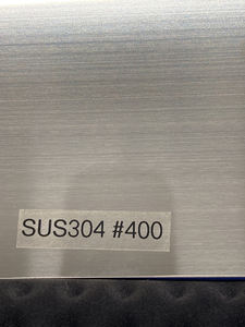 صفائح فولاذية مقاومة للحمض سهلة اللحام من الفولاذ المقاوم للصدأ 304 موديل P9-07 # تشطيب سطحي 400 ياباني الصنع - Product Image 2