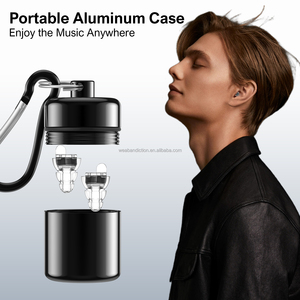 จุกอุดหูสำหรับฟังเพลง 24 เดซิเบล ใช้ซ้ำได้ กันเสียง ป้องกันเสียงรบกวน ซิลิโคนนุ่ม กันน้ำ ลดเสียงรบกวน จุกอุดหูซิลิโคนเพื่อความปลอดภัยสำหรับคอนเสิร์ต - Product Image 5