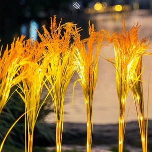 Realistic Wheat Ear Solar <strong>Lights</strong> Outdoor for Yard Garden Pathway Lawn <strong>Light</strong> Led Decoration <strong>Rice</strong> Ears - Product Image 4