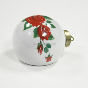 Topjlh 8cm Sublimación Bolas <span class=keywords><strong>de</strong></span> Navidad Adorno colgante <span class=keywords><strong>de</strong></span> Navidad Adorno <span class=keywords><strong>de</strong></span> cerámica con LOGOTIPO personalizado Decoraciones vintage <span class=keywords><strong>de</strong></span> porcelana - Product Image 3