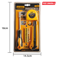 Kit d'outils à main de réparation, kit d'outils à main de réparation kit d'outils 13 pièces tournevis et couteau utilitaire