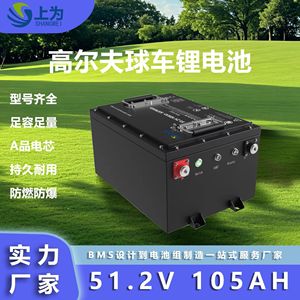 แบตเตอรี่ Lifepo4 48V100Ah สำหรับรถกอล์ฟ ชุดแบตเตอรี่ลิเธียมไอออน ความจุสูง - Product Image 4