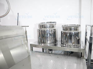 YETO mesin pengaduk vakum pengangkat hidrolik, mesin pencampur emultur tangki pemanas, kosmetik geser tinggi 10L 20L 50L 200 liter - Product Image 5