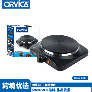 Orvica Electric Cooktop Smooth Ceramic 1800W Knob Control Portable <b>Stove</b> for Kitchen Cooking - Product Image 2