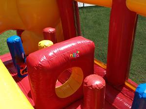 Castillo Inflable Combinado <span class=keywords><strong>de</strong></span> Mickey y <span class=keywords><strong>Minnie</strong></span> Mouse, Castillo Hinchable con Tobogán para Niños, Temática <span class=keywords><strong>de</strong></span> Dibujos Animados <span class=keywords><strong>de</strong></span> Mickey, para Alquiler - Product Image 5