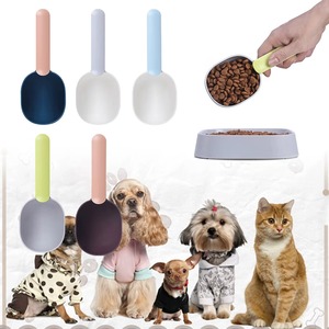 Hiphoppet Portable 2In1Multifonctionnel Pet Chat Chien Nourriture Scoop Creative Tasse À Mesurer Pet Nourriture Sac Clip pour Chien Chat Nourriture Scooper - Product Image 1