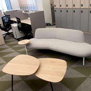 Mesa de centro de lujo ligero superventas transfronteriza, mesa de centro de panel, mesa de centro en forma de abanico para sala de estar y comedor - Product Image 4