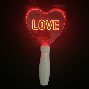 Heart Shaped Glow <b>Stick</b> Led <b>Light</b> Up Cheering Prop For Concerts Parties Reunions With Bunny Design - Product Image 3