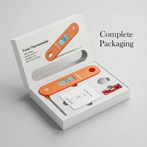 Thermomètre alimentaire numérique étanche IP68, lecture instantanée en 0,5s, pour la viande, la cuisine, le barbecue, la friteuse, pliable - Product Image 3