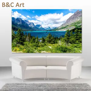 Prints Wall Art Factory Supply Custom Big Size Digital Landscape Photo Wall Art Prints UV Printing On Acrylic Sheets