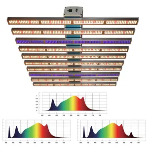 En iyi Led1200w 10bar Lm301h 660 730 Uv Ir Led tam spektrum 3500k Cob 650 Watt Led Grow ışık çubuğu