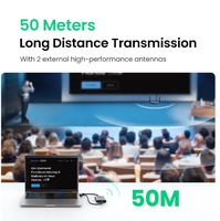 Extensor Inalámbrico HD-MI, Kit de Transmisor y Receptor de Video 5G 50M, Transmite Pantalla, Dongle para TV, PC, PS5/4, Monitor