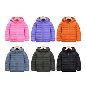 <span class=keywords><strong>Manteau</strong></span> d'<span class=keywords><strong>hiver</strong></span> léger en coton rembourré à capuche pour garçons et filles avec fermeture éclair, design décontracté pour adolescents, enfants, doublure en duvet doux - Product Image 4