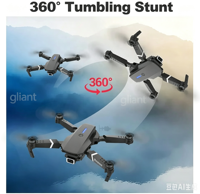 Drones télécommandés en gros pour enfants, jouets FPV professionnels pour débutants, double caméra vidéo HD 4K, en plastique, avec évitement d'obstacles