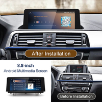 STWEI Qualcomm Snapdragon680 Android 12 CarPlay sans fil AUTO pour BMW Série 1 F20 F21 ID6 EVO Lecteurs multimédias de voiture GPS Navi