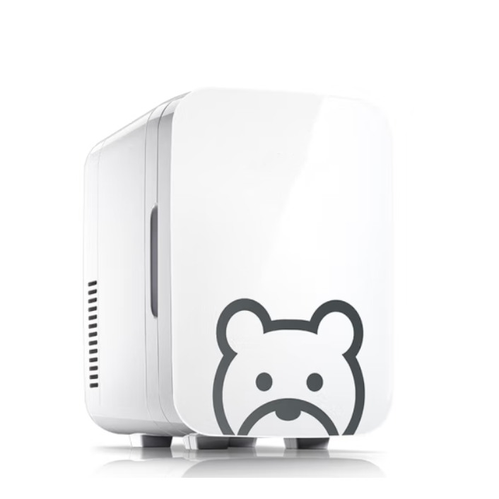 6 л 12 В Портативный Стеклянный дверной холодильник на заказ термоэлектрический кулер и обогреватель макияж мини домашний стеклянный дверной холодильник