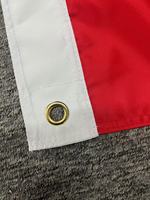 Drapeau du Chili brodé 3x5 pour extérieur - Double face 2 couches avec 2 œillets en laiton, couleurs vives, tissu satiné anti-plis