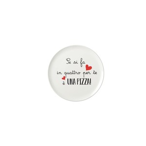 Molde para Pizza de Cerámica de 32 cm, Hecho en Italia con Diseño Italiano, Solo Lavar a Mano, para Amantes de la Pizza - Product Image 1