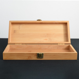 ODM customized luxury gift pine and bamboo solid wood box jewelry or small jewelry storage box