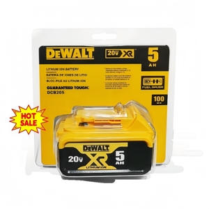 Pin Lithium <span class=keywords><strong>Ion</strong></span> 5.0ah 20V cho các công cụ điện Dewalt, sạc nhanh Pin tương thích với cấu trúc bền - Product Image 1