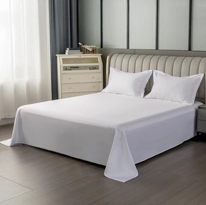 Sang trọng 5 sao ai cập bông khách sạn Trắng tấm ga trải giường vua nữ hoàng kích thước khách sạn giường <span class=keywords><strong>Sheets</strong></span> Set - Product Image 2